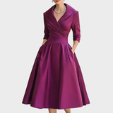 Klaudyna | Elegancka sukienka midi