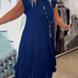 Karolina – Zwiewna plisowana sukienka na lato