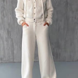 Lisette - Lambswool Bluza Dwuczęściowy komplet
