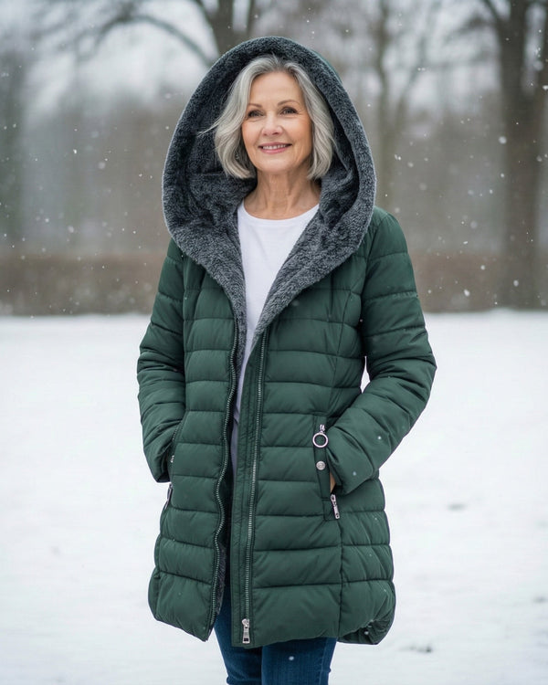 Kurtka Puchowa z Fleece