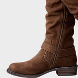Winella – Wysokie buty z plecioną siateczką