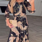 Anna | Elegancka sukienka z szyfonu