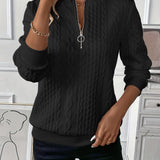 Dziewanna – Elegancki sweter z dzianiny