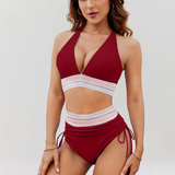 Lidia – Zestaw Bikini z Kontrolą Brzucha i Wysokim Stanem