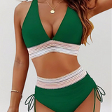Lidia – Zestaw Bikini z Kontrolą Brzucha i Wysokim Stanem