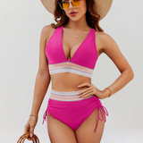 Lidia – Zestaw Bikini z Kontrolą Brzucha i Wysokim Stanem