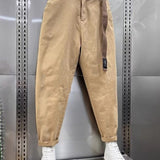 Laurent™ | Spodnie Capri z Pasem