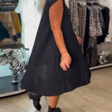 Karolina – Zwiewna plisowana sukienka na lato