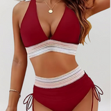 Lidia – Zestaw Bikini z Kontrolą Brzucha i Wysokim Stanem