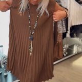 Karolina – Zwiewna plisowana sukienka na lato