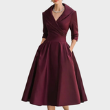 Klaudyna | Elegancka sukienka midi