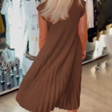 Karolina – Zwiewna plisowana sukienka na lato