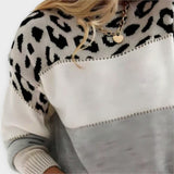 Wygodny sweter z lwim motywem