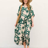 Orla - Sukienka typu kaftan z kieszeniami do noszenia na co dzień