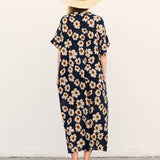 Kira - Sukienka typu kaftan z kieszeniami do noszenia na co dzień