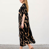 Sela - Sukienka typu kaftan z kieszeniami do noszenia na co dzień