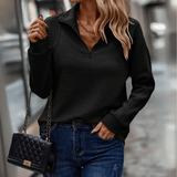 Tomira – Elegancki sweter z zamkiem