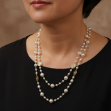 Elegancka Złota Obroża z Perłą
