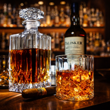 Butelka whisky - Zestaw butelki i szklanek