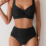Fryderyka – Falbaniasty bikini bandeau