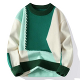 Oktawiusz – Sweter patchworkowy oversize
