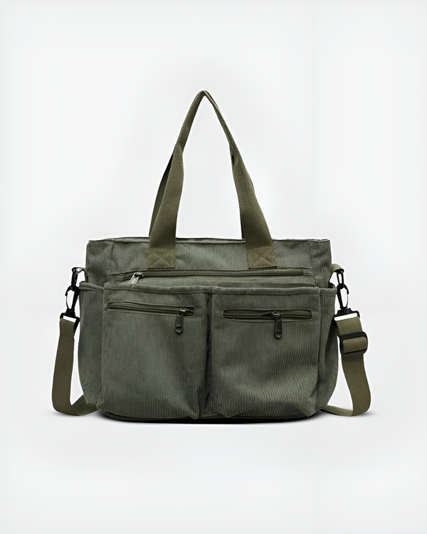 Eufemia – Stylowa torba typu tote z sztruksu