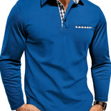 Marek – Elegancka koszulka polo z długim rękawem
