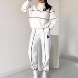 Jade - Bluza lniana casualowa komplet 2 sztuki