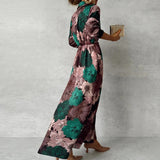 Damska Elegancka Letnia Sukienka Wrap Maxi
