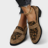 Joanna - Eleganckie buty damskie z nadrukiem w panterkę