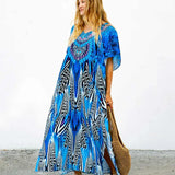 Amelia – Letni kaftan z bawełny i lnu
