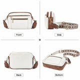 Dorota - Crossbody z kolorowymi paskami
