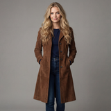 Astrid | Długi elegancki płaszcz