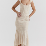 Elegancka maxi elegancka sukienka wieczorowa na wesele