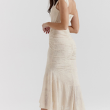 Elegancka maxi elegancka sukienka wieczorowa na wesele