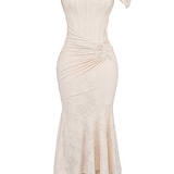 Elegancka maxi elegancka sukienka wieczorowa na wesele