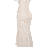 Elegancka maxi elegancka sukienka wieczorowa na wesele