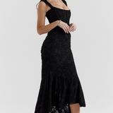Elegancka maxi elegancka sukienka wieczorowa na wesele