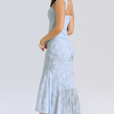 Elegancka maxi elegancka sukienka wieczorowa na wesele