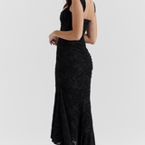 Elegancka maxi elegancka sukienka wieczorowa na wesele