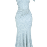 Elegancka maxi elegancka sukienka wieczorowa na wesele