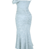 Elegancka maxi elegancka sukienka wieczorowa na wesele