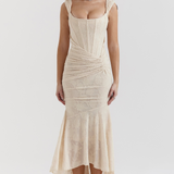Elegancka maxi elegancka sukienka wieczorowa na wesele