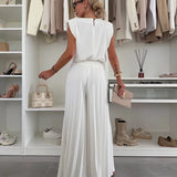 Jowita – Elegancki komplet top + spodnie