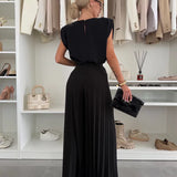 Jowita – Elegancki komplet top + spodnie
