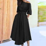 Damska Elegancka Sukienka Letnia | Midi
